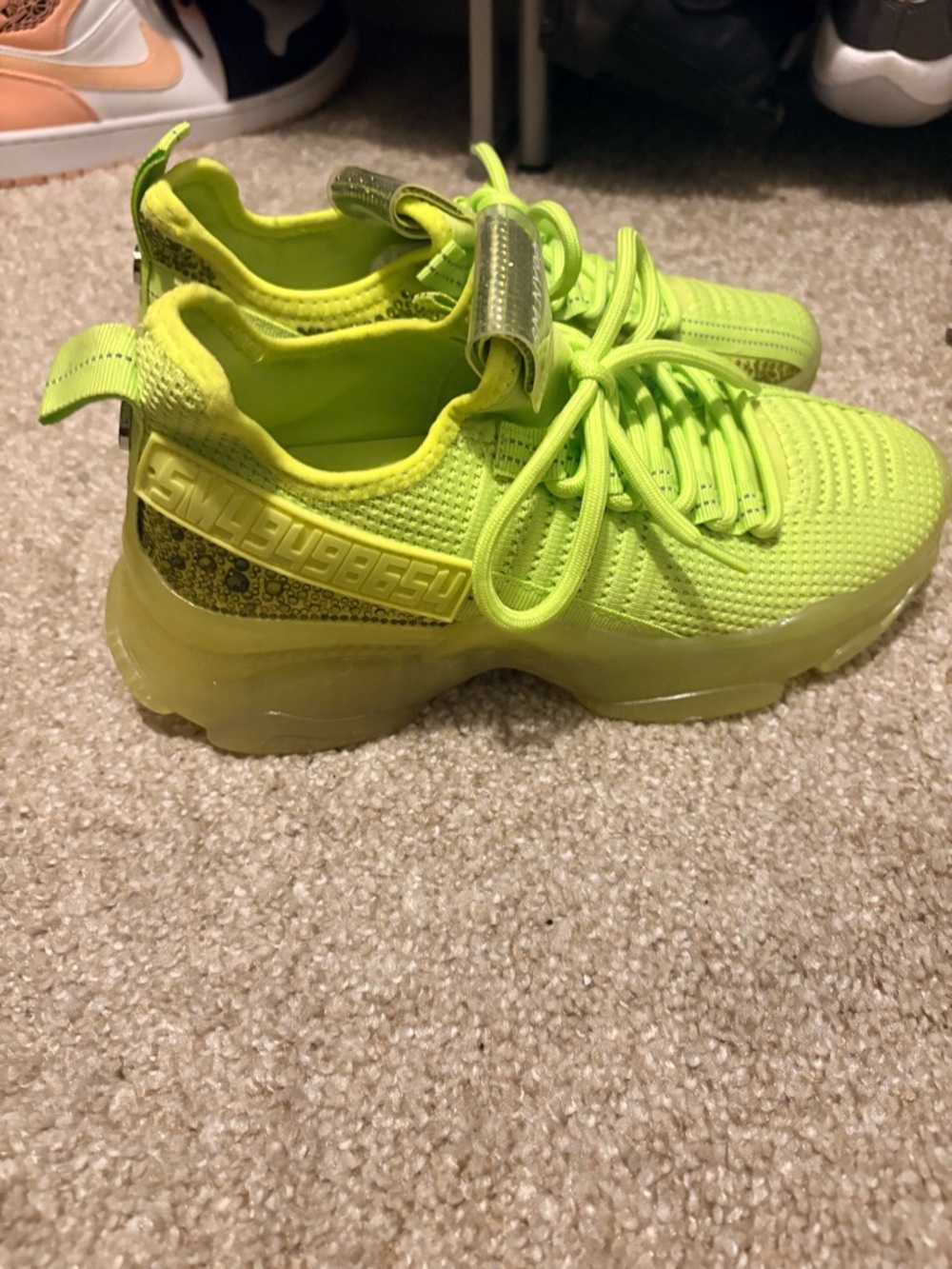 Steve Madden Neon Lime Athletic Sneakers